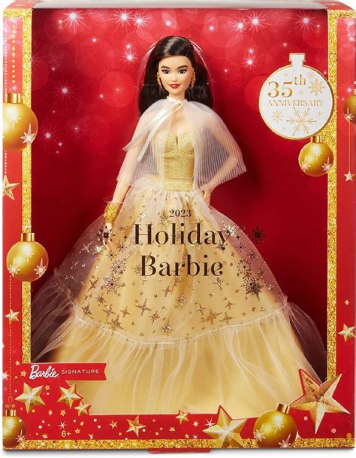 Brooke Shields Poses as Holiday Barbie Doll: Instagram Photo