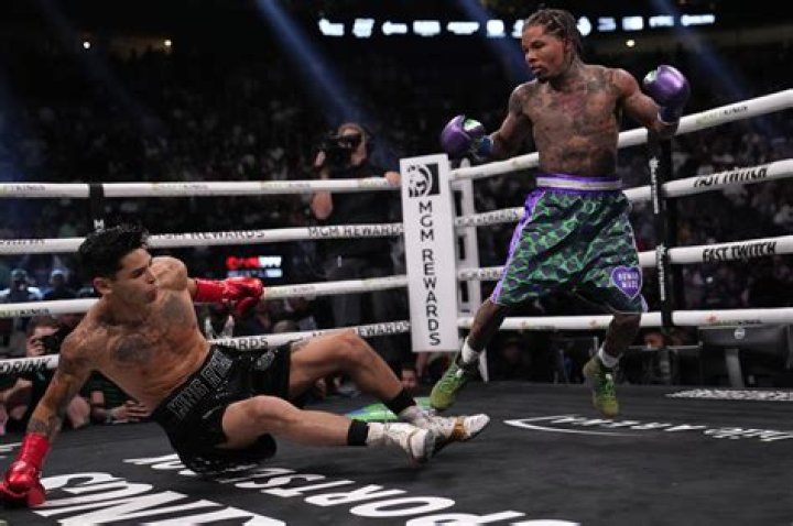 Gervonta Davis knocks out Ryan Garcia in seventh round as it happened