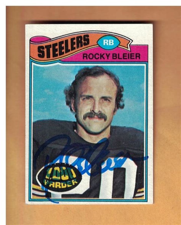 Rocky Bleier (Football Player) - Age, Birthday, Bio, Facts, Family, Net Worth, Height & More ·
