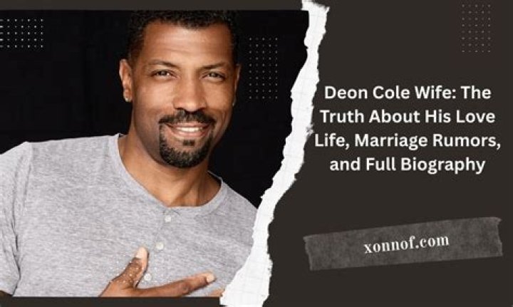 Uncover The Truth: Deon Cole's Family Revealed