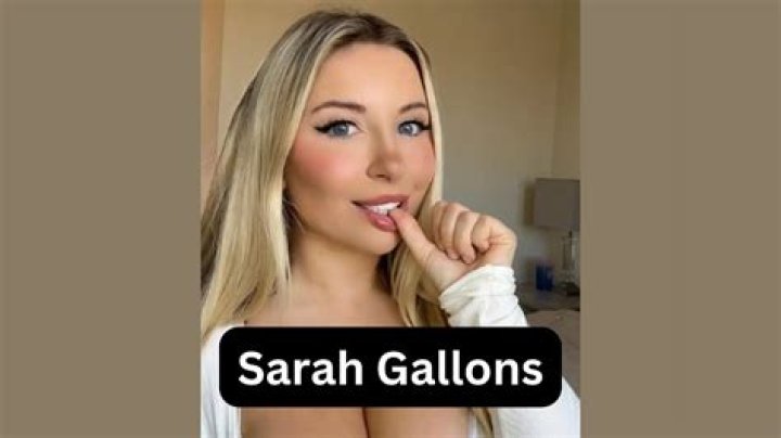 Unveiling The Truth: The Sarah Gallons OnlyFans Leaks Exposed